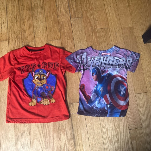 Marvel Other - Marvel Red and Blue Short Sleeve Tee